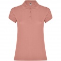 Star Poloshirt für Damen, Ton Orange