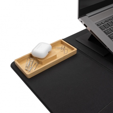 Logotrade werbemittel das Foto: Impact AWARE RPET faltbare Desk-Organizer mit Laptop-Ständer