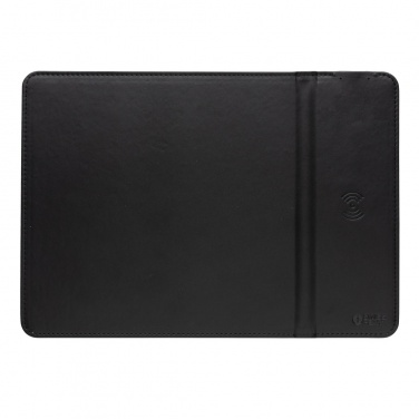 Logotrade Firmengeschenke das Foto: Swiss Peak RCS recyceltes 10W Wireless-Charging PU Mauspad