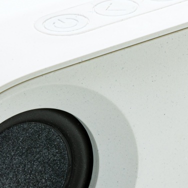 Logotrade werbemittel das Foto: Oregon 10W Lautsprecher aus RCS recyc. Kunststoff und Kork