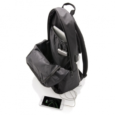 Logotrade Firmengeschenke das Foto: Power USB Laptop-Rucksack