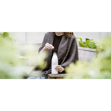 Logotrade Firmengeschenke das Foto: Topflask Premium RCS Trinkflasche aus recyceltem Stahl