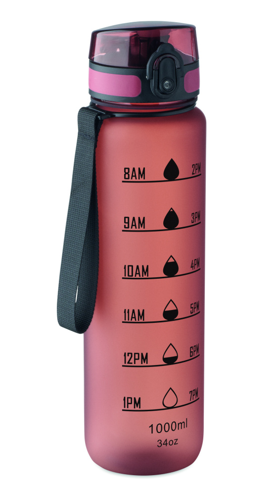 Logotrade Firmengeschenke das Foto: Sport-Trinkflasche RPET 1L