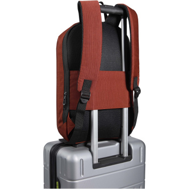 Logotrade Werbeartikel das Foto: Luma 15" GRS Laptop-Rucksack aus recyceltem Material mit Diebstahlschutz 10L