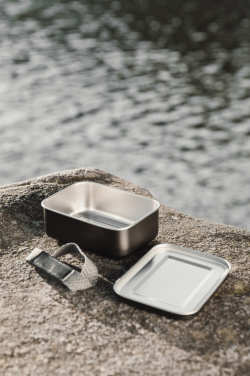 Logotrade Werbeartikel das Foto: VINGA Parks Lunch-Box aus RCS Stainless-Steel