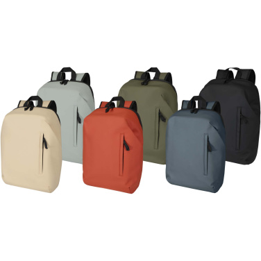 Logotrade Geschäftsgeschenke das Foto: Resi Plus 15" GRS recycelter diebstahlsicherer Rucksack 18L