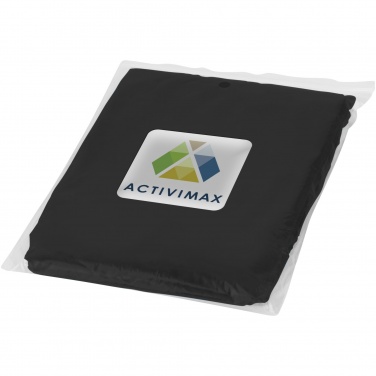 Logo trade corporate gifts image of: Ziva disposable rain poncho with storage pouch