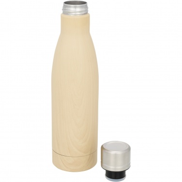 Logo trade promotional products image of: Vasa 500 ml wood-look copper vacuum insulated bottle