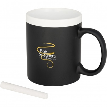 Logotrade promotional merchandise photo of: Chalk-write 330 ml ceramic mug