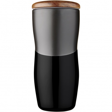 Logo trade advertising products picture of: Double-walled ceramic tumbler Reno 370 ml