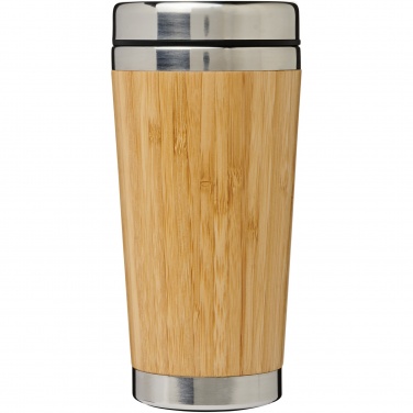 Logotrade promotional giveaway picture of: Bambus 450 ml tumbler with bamboo outer