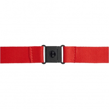 Logo trade promotional merchandise image of: Yogi lanyard detachable buckle break-away closure