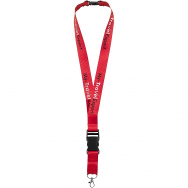 Logo trade corporate gifts picture of: Yogi lanyard detachable buckle break-away closure