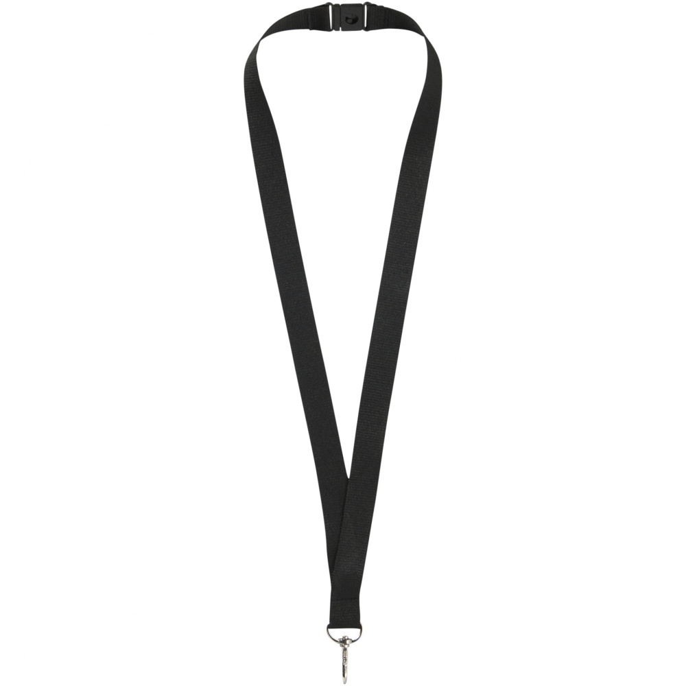Logo trade promotional product photo of: Lago lanyard with break-away closure