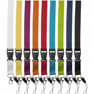 Logo trade promotional products image of: Sagan phone holder lanyard with detachable buckle