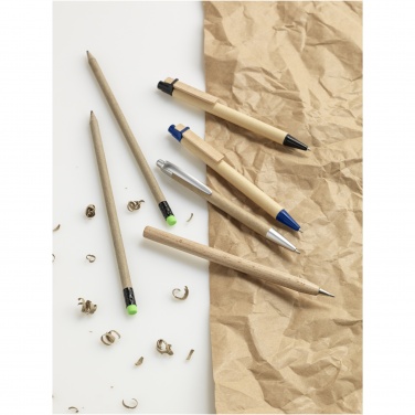 Logo trade promotional products image of: Arica wooden ballpoint pen