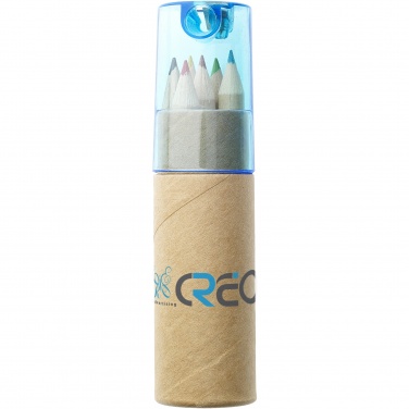 Logotrade business gift image of: Kram 6-piece coloured pencil set