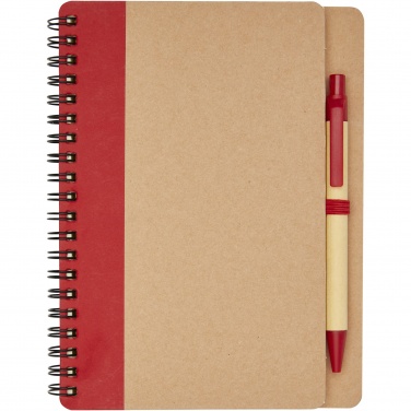 Logotrade promotional giveaways photo of: Priestly recycled notebook with pen
