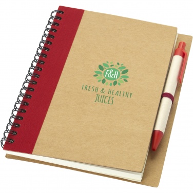 Logo trade promotional gifts picture of: Priestly recycled notebook with pen