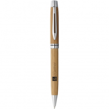Logo trade promotional item photo of: Jakarta bamboo ballpoint pen