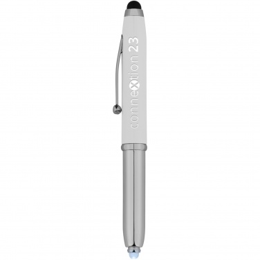 Logo trade advertising products picture of: Xenon stylus ballpoint pen with LED light
