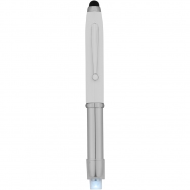 Logo trade advertising product photo of: Xenon stylus ballpoint pen with LED light