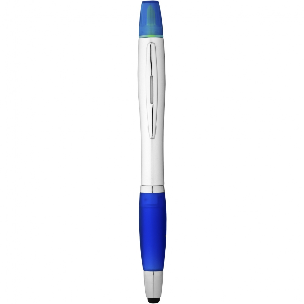 Logo trade promotional products picture of: Nash stylus ballpoint pen and highlighter