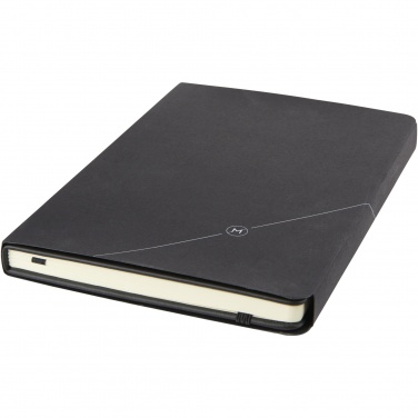Logo trade promotional merchandise image of: Theta A5 hard cover notebook