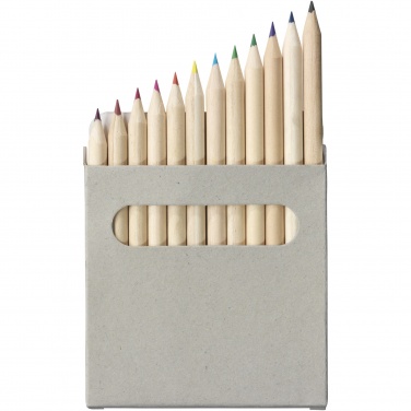 Logotrade corporate gift picture of: Tallin 12-piece coloured pencil set