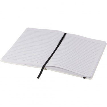 Logotrade corporate gifts photo of: Spectrum A5 white notebook with coloured strap