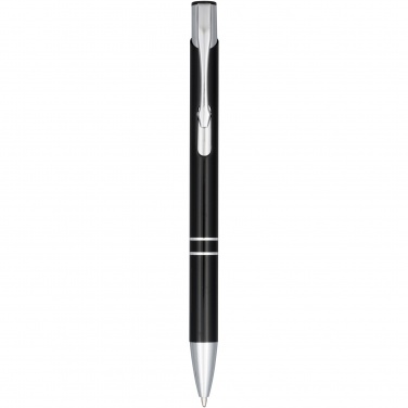 Logo trade corporate gift photo of: Moneta anodized aluminium click ballpoint pen