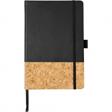 Logo trade business gifts image of: Evora A5 cork thermo PU notebook
