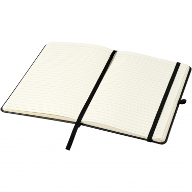 Logo trade corporate gifts picture of: Atlana leather pieces notebook