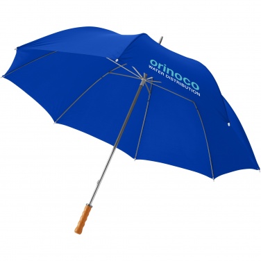 Logo trade promotional products image of: Karl 30" golf umbrella with wooden handle