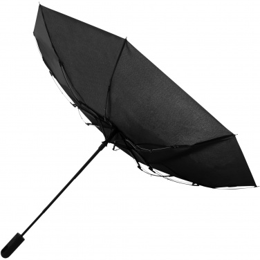 Logo trade business gifts image of: Trav 21.5" foldable auto open/close umbrella