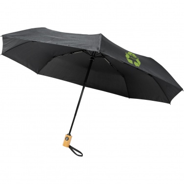 Logo trade corporate gifts picture of: Bo 21" foldable auto open/close recycled PET umbrella