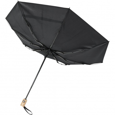Logo trade promotional gifts image of: Bo 21" foldable auto open/close recycled PET umbrella