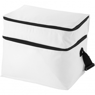 Logo trade promotional giveaway photo of: Oslo 2-zippered compartments cooler bag 13L