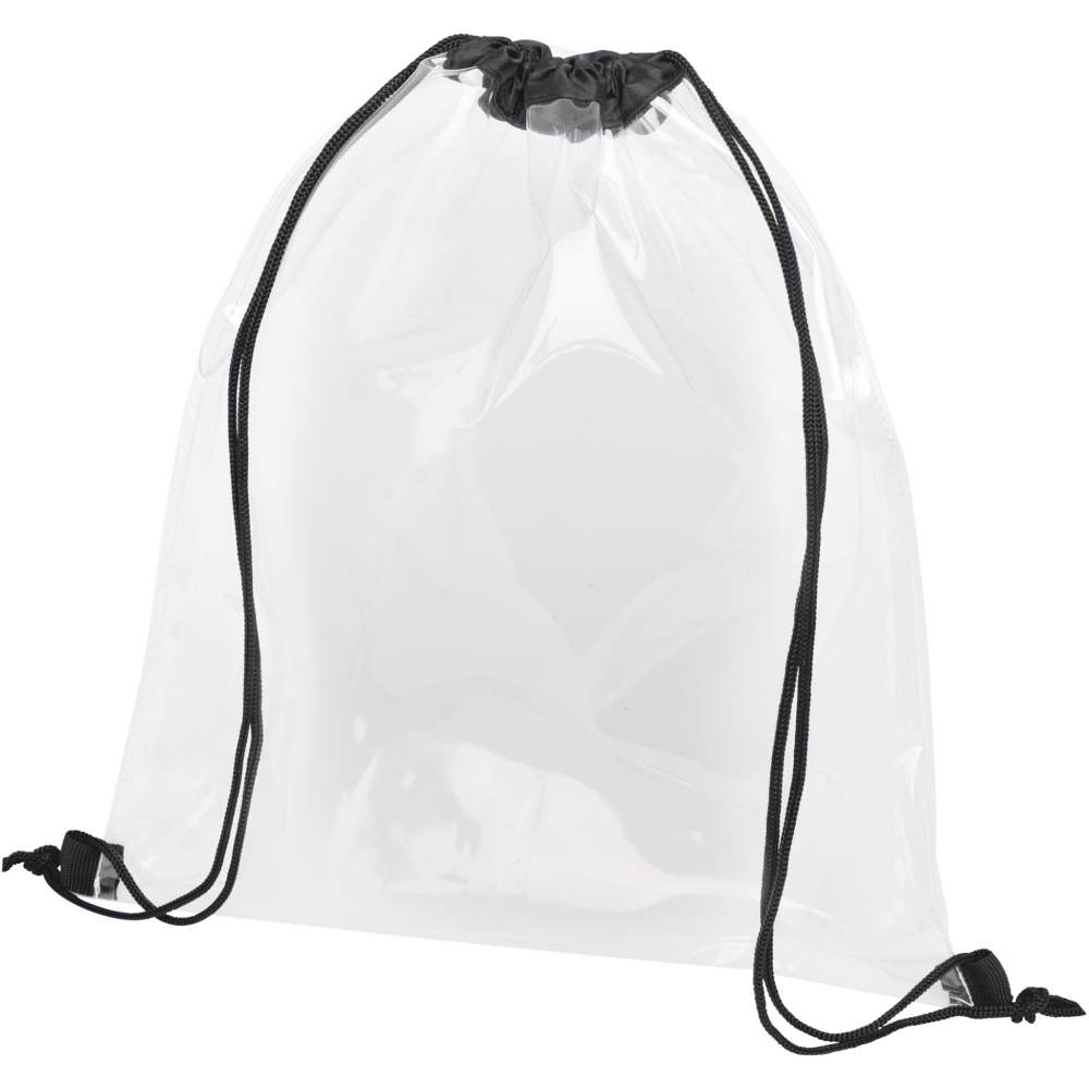 Logotrade promotional product picture of: Lancaster transparent drawstring bag 5L