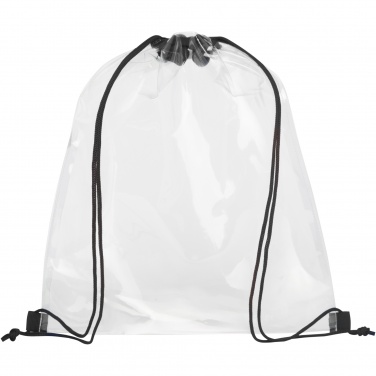 Logotrade promotional gift image of: Lancaster transparent drawstring bag 5L