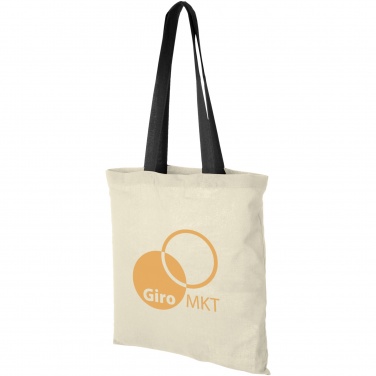 Logo trade promotional giveaways picture of: Nevada 100 g/m² cotton tote bag coloured handles 7L