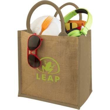 Logo trade promotional item photo of: Chennai jute tote bag 16L