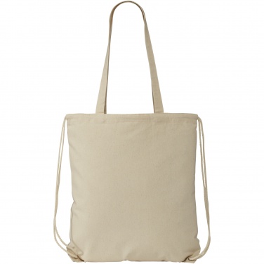 Logo trade corporate gifts image of: Eliza 240 g/m² cotton drawstring bag 6L