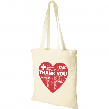 Logo trade corporate gifts picture of: Peru 180 g/m² cotton tote bag 7L