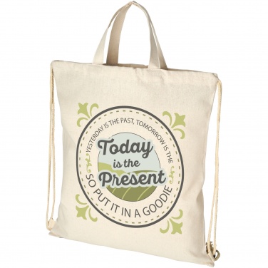 Logo trade promotional products picture of: Pheebs 210 g/m² recycled drawstring bag 6L