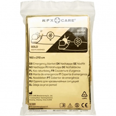 Logotrade promotional giveaway image of: Frederik 2-function emergency blanket