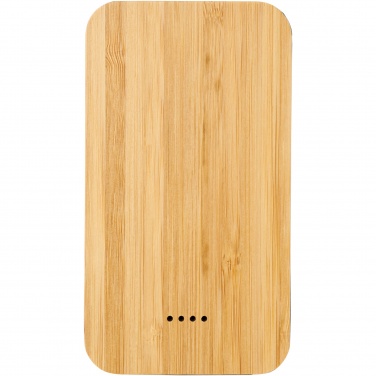 Logotrade promotional product picture of: Future 6000 mAh bamboo/fabric wireless power bank