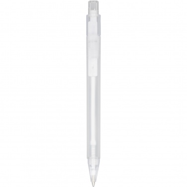Logo trade corporate gifts image of: Calypso frosted ballpoint pen