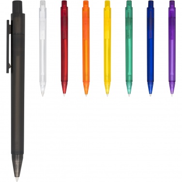 Logo trade promotional products picture of: Calypso frosted ballpoint pen