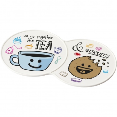 Logo trade advertising product photo of: Sidekick plastic coaster